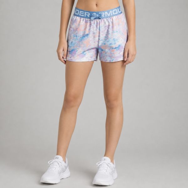 Under Armour Girls' Play Up Printed Shorts 1363371-523