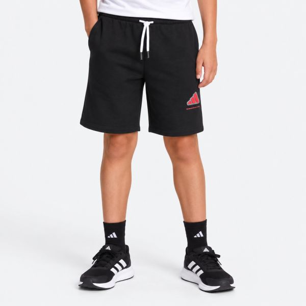 adidas French Terry Slogan Junior Shorts KX4152