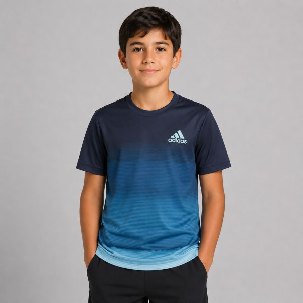 adidas Parley Printed Boy's Tennis Tee