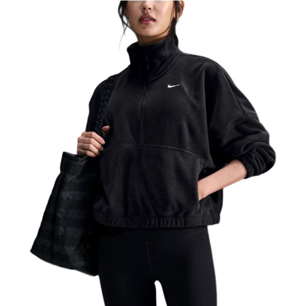 Nike One Therma-FIT Oversized 1/2-Zip Women's Fleece Top