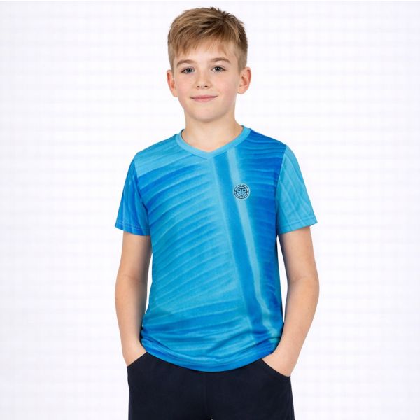 Bidi Badu Raik Tech V-Neck Boy's Tennis Tee