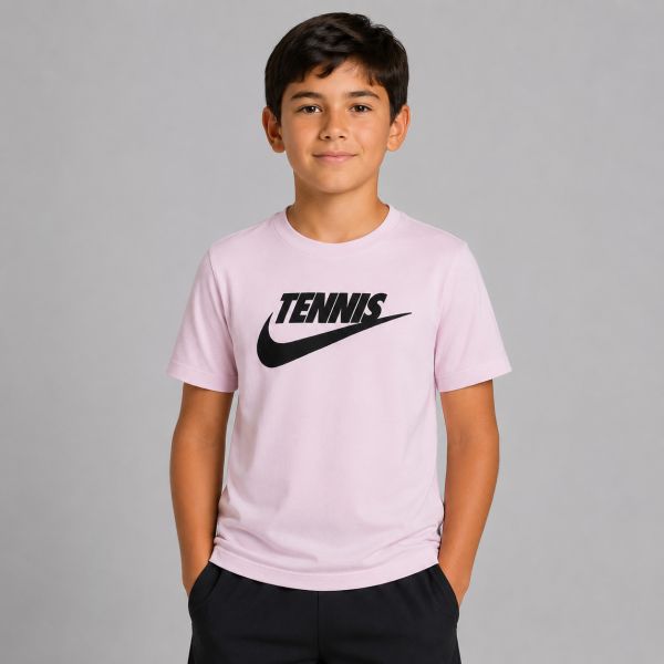 NikeCourt Dri-FIT Boy's Graphic Tennis T-Shirt