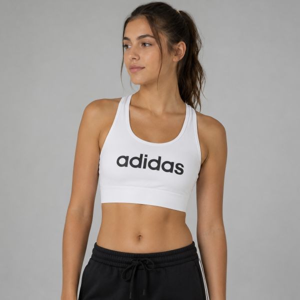 adidas Sports Single Jersey Fitted Gilrs Bra