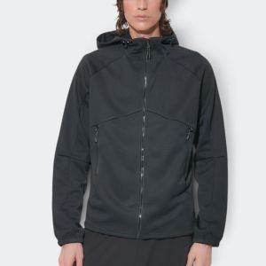 Body Action Men's Softshell Full-Zip Hooded Jacket