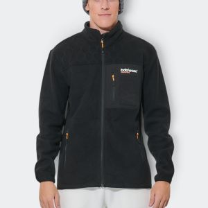 Body Action Men's Full-Zip Polar Fleece Jacket